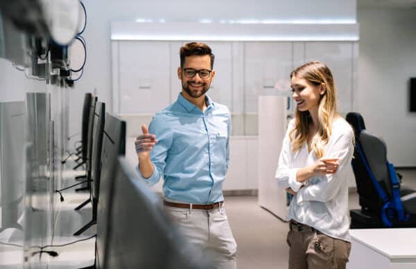 IT consulting discussion representing strategic managed IT services in Chicago