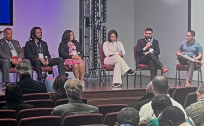 Government outsourcing panel discussion at Illinois GovCon Summit on IT services and public sector technology