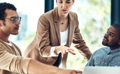 Business leaders discussing cybersecurity staffing strategies to strengthen organizational security through strategic IT planning and managed IT services.
